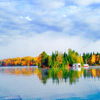 Chambre avec vue sur Lac Sept-Îles